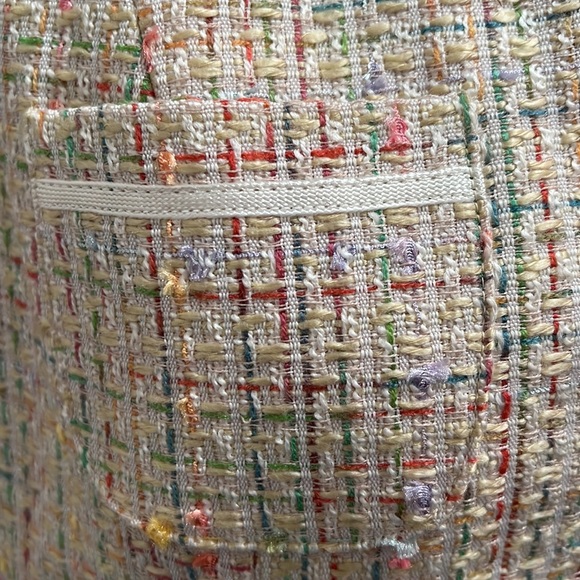 Laura Scott Tweed Blazer - Size 8P - Picture 3 of 8